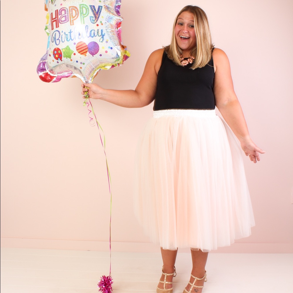 Society Plus plus sized pink tutu skirt size 18/20